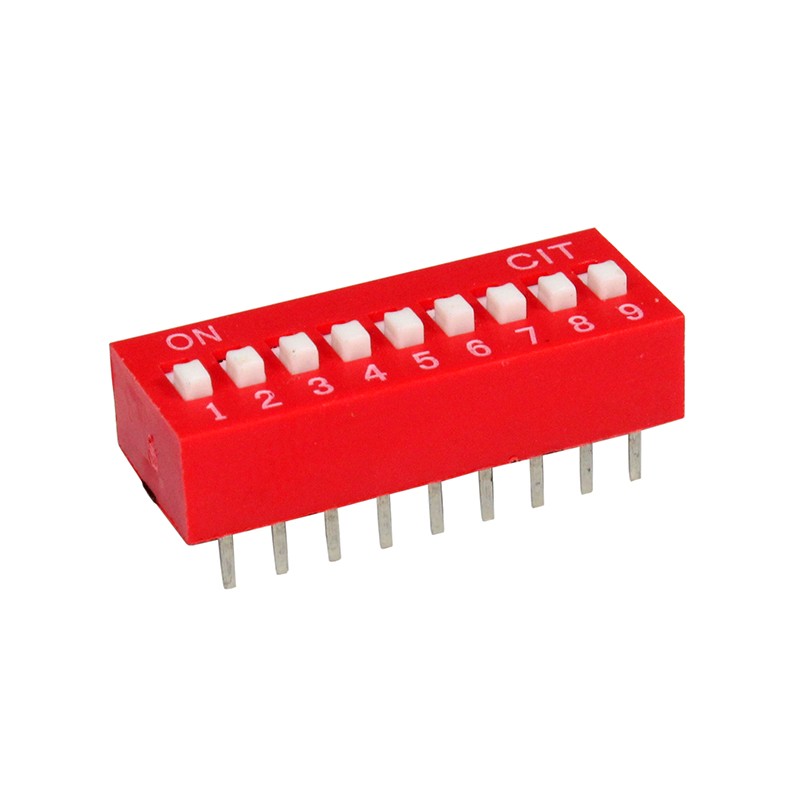 1 pcs : KG09E - SWITCH SLIDE DIP SPST 0.025A 24V