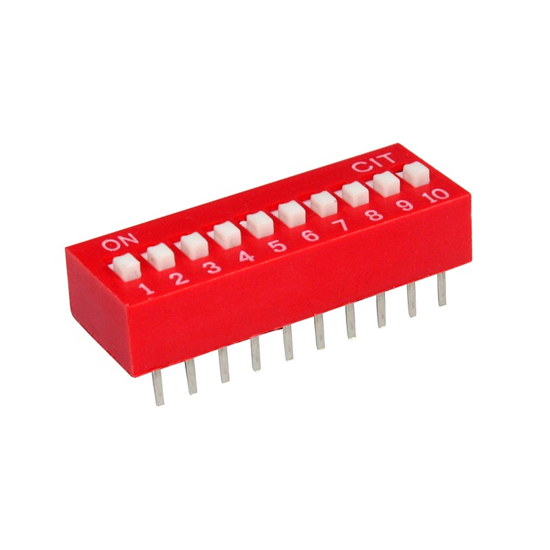 1 pcs : KG10E - SWITCH SLIDE DIP SPST 0.025A 24V