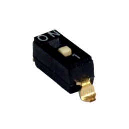 1 pcs : KJ01RXT - SWITCH SLIDE DIP SPST 0.025A 24V