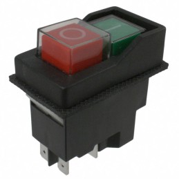 1 pcs : KJD17-21213-112 - SWITCH PUSH DPST 16A 120V