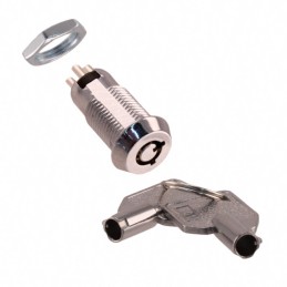 1 pcs : KO103D701 - SWITCH KEYLOCK 2POS SPDT 1A 125V
