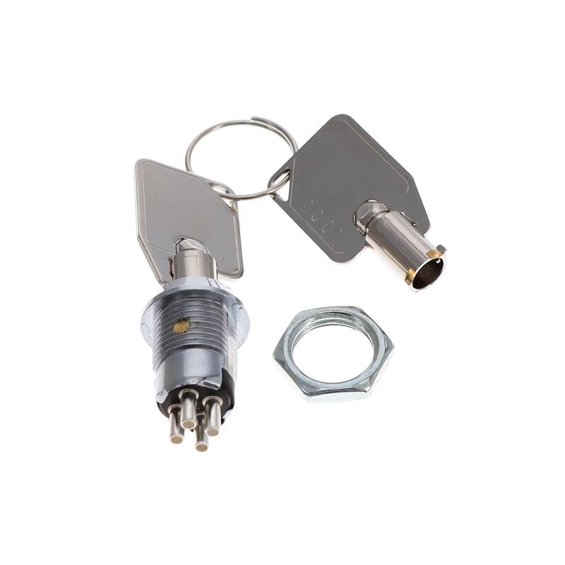 1 pcs : KO105B1001 - SWITCH KEYLOCK 2POS SPDT 1A 125V