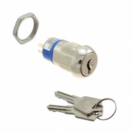 1 pcs : KO129B606 - SWITCH KEYLOCK 3POS SP3T 4A 125V
