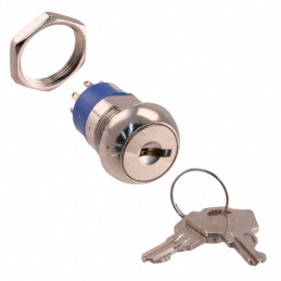 1 pcs : KO130BA126 - SWITCH KEYLOCK 3POS DP3T 4A 125V