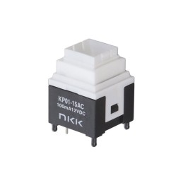 1 pcs : KP0115ACAKG03RGBP - SWITCH PB MINI ILLUMINATED RGB