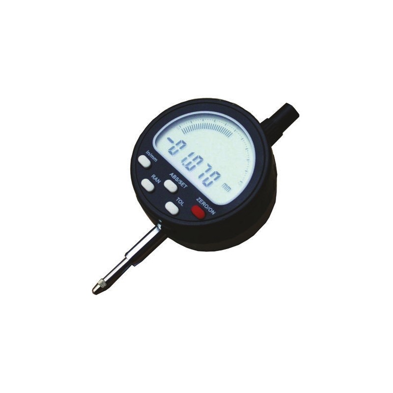 1 pcs - RS PRO Imperial/Metric Dial Indicator, 0 - 12.7 mm Measurement Range, 0.005 mm Resolution , ±0.015 mm Accuracy