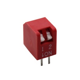 1 pcs : KP02R - SWITCH PIANO DIP SPST 0.025A 24V