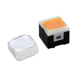 1 pcs : KP0415ANG03RGBW-2SJB - MINIATURE AUDIO/VIDEO PUSHBUTTON