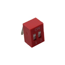 1 pcs : KR02R - SWITCH SLIDE DIP SPST 0.025A 24V