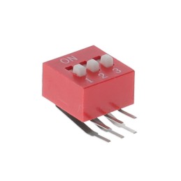 1 pcs : KR03E - SWITCH SLIDE DIP SPST 0.025A 24V