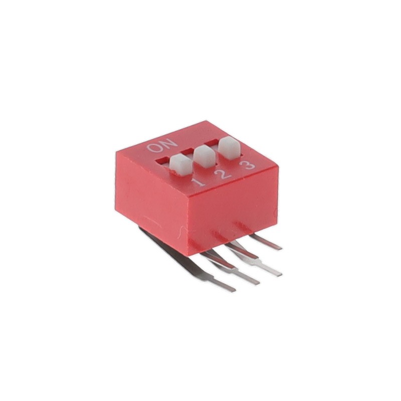 1 pcs : KR03E - SWITCH SLIDE DIP SPST 0.025A 24V