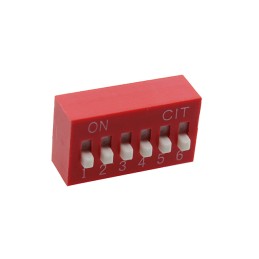 1 pcs : KR06E - SWITCH SLIDE DIP SPST 0.025A 24V