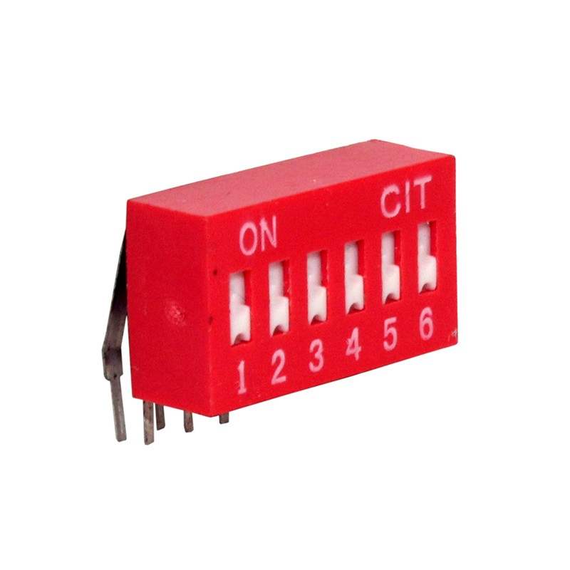 1 pcs : KR06R - SWITCH SLIDE DIP SPST 0.025A 24V