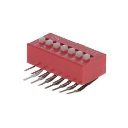 1 pcs : KR07E - SWITCH SLIDE DIP SPST 0.025A 24V