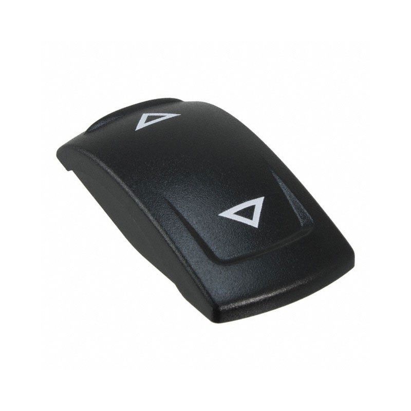 1 pcs : KRR12N09XX10 - CAP ROCKER RECTANGULAR BLACK