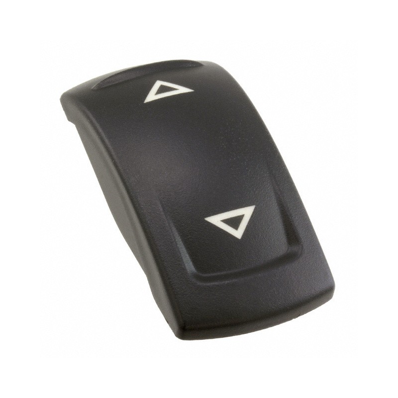 1 pcs : KRR22N09XX10 - CAP ROCKER RECTANGULAR BLACK