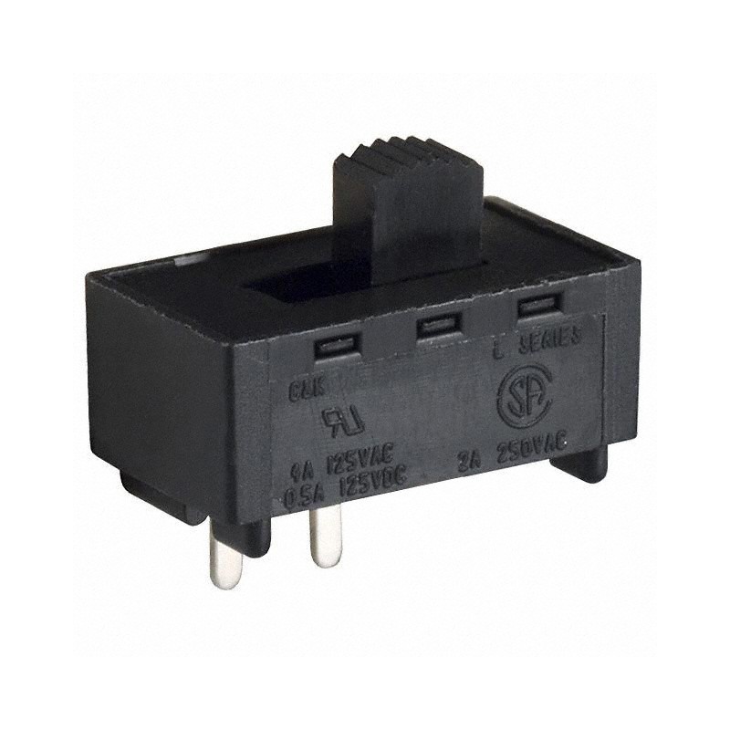 1 pcs : L101011MS02Q - SWITCH SLIDE SPST 4A 125V