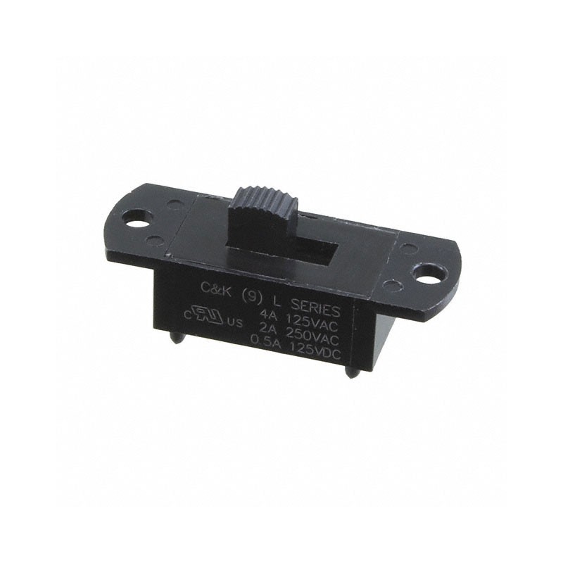 1 pcs : L101011SS03Q - SWITCH SLIDE SPST 4A 125V