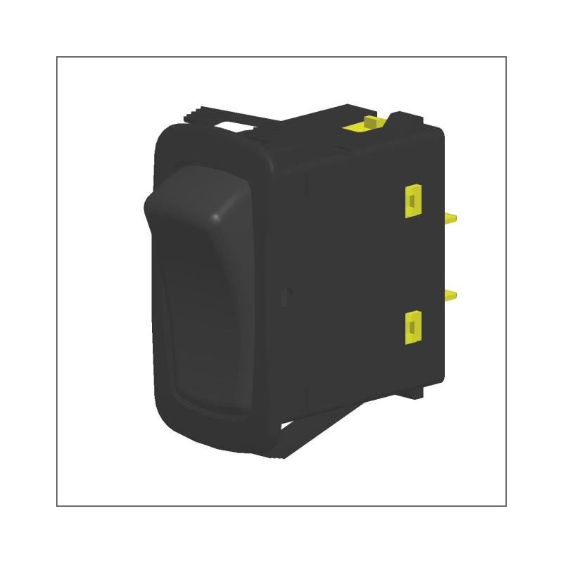 1 pcs : L11D1S001-AZZ00-000 - SWITCH ROCKER SPST 20A 12V