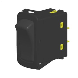 1 pcs : L12D1S001-AZZ00-000 - SWITCH ROCKER SPST-NO 20A 12V