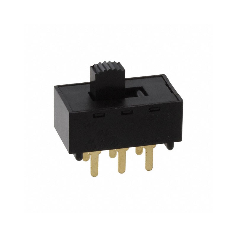 1 pcs : L202011MS02G - SWITCH SLIDE DPDT 4A 125V