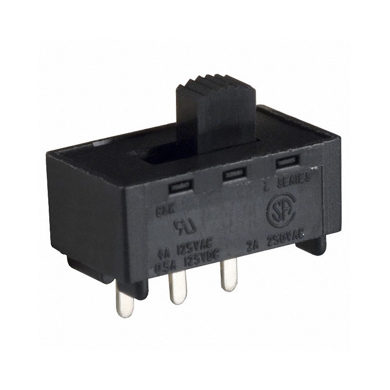 1 pcs : L202011MS02QE - SWITCH SLIDE DPDT 4A 125V
