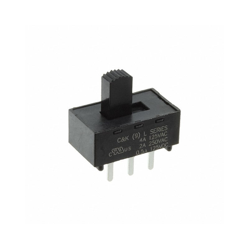1 pcs : L202021MS02Q - SWITCH SLIDE DPDT 4A 125V