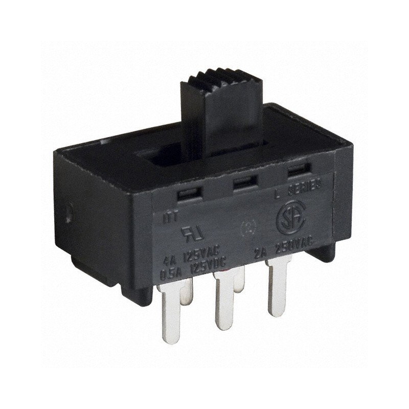 1 pcs : L202031MS02Q - SWITCH SLIDE DPDT 4A 125V