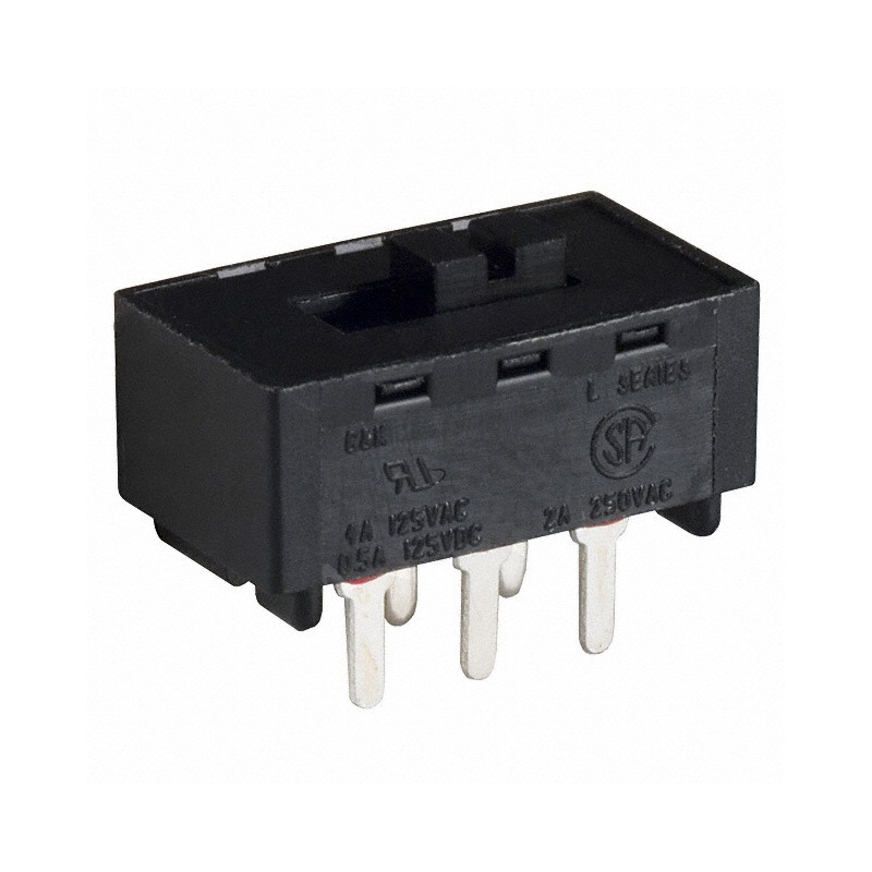 1 pcs : L202121MS02QE - SWITCH SLIDE DPDT 4A 125V