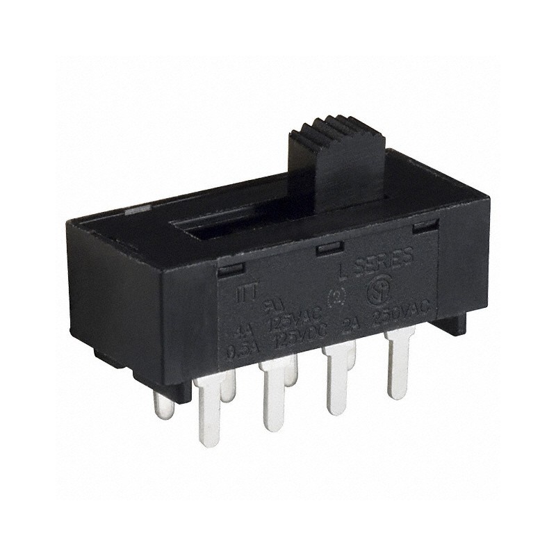 1 pcs : L203011MS02Q - SWITCH SLIDE DP3T 4A 125V