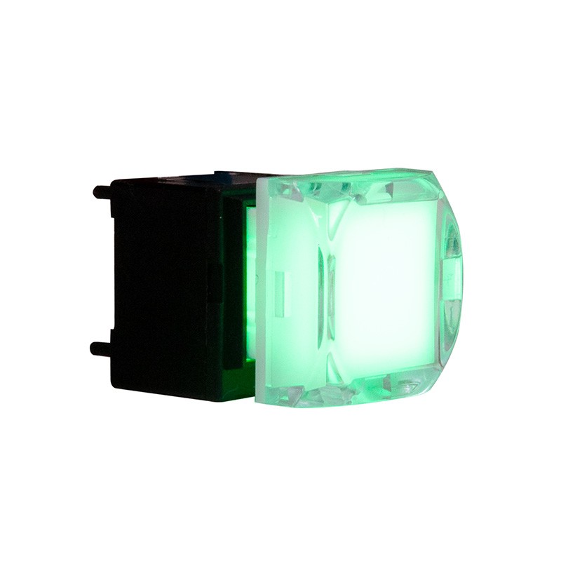 1 pcs : LP11EE1NCSYG - SWITCH PB SPST 0.1A 12V