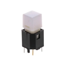 1 pcs : LP2S2WHTWHT-N - SWITCH PB SPST-NO 1MA 20V