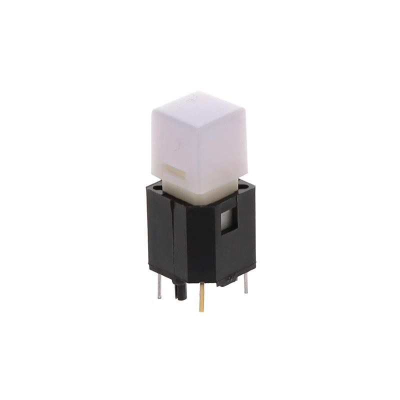 1 pcs : LP2S2WHTWHT-N - SWITCH PB SPST-NO 1MA 20V