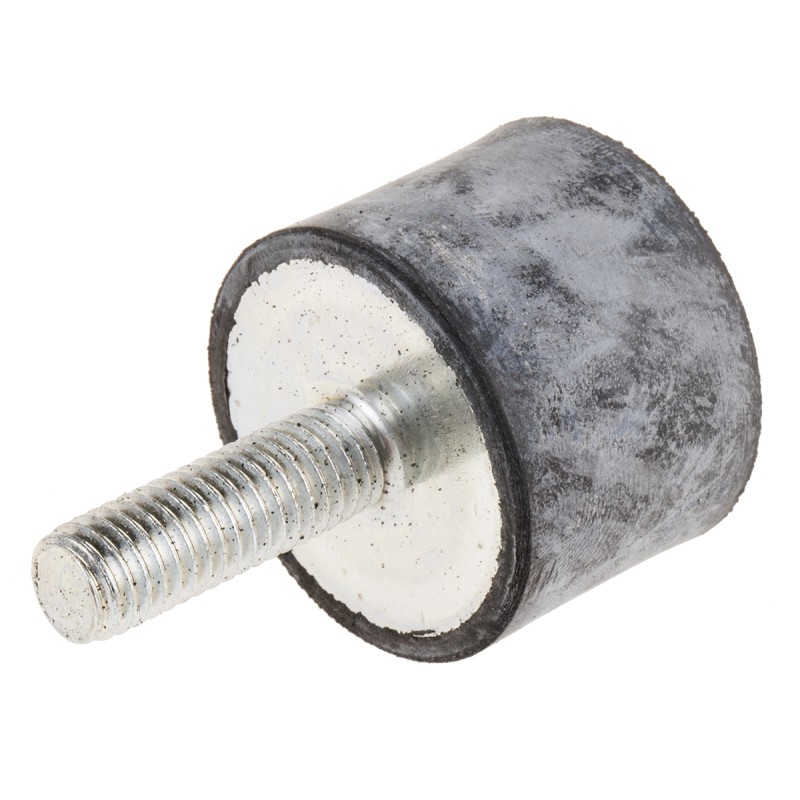 1 Bag of 2 - RS PRO M8 Anti Vibration Mount, Male to Female Bobbin with 59.4kg Compression Load