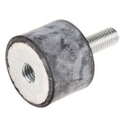 1 Bag of 2 - RS PRO M8 Anti Vibration Mount, Male to Female Bobbin with 59.4kg Compression Load