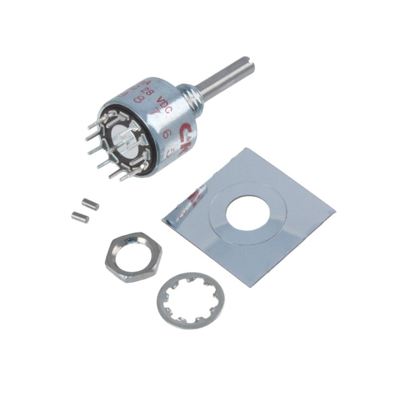 1 pcs : MC00S6NCQD - SWITCH ROTARY 12POS 250MA 125V