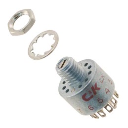 1 pcs : MD06L2NZQD - SWITCH ROTARY 6POS 250MA 125V