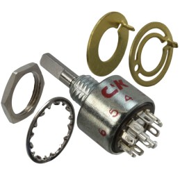 1 pcs : ME00L1NZQD - SWITCH ROTARY 10POS 250MA 125V