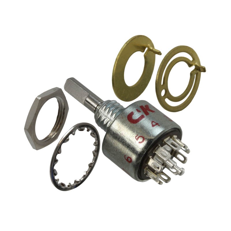 1 pcs : ME00L1NZQD - SWITCH ROTARY 10POS 250MA 125V