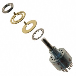 1 pcs : MF00L1NZQD - SWITCH ROTARY 5POS 250MA 125V