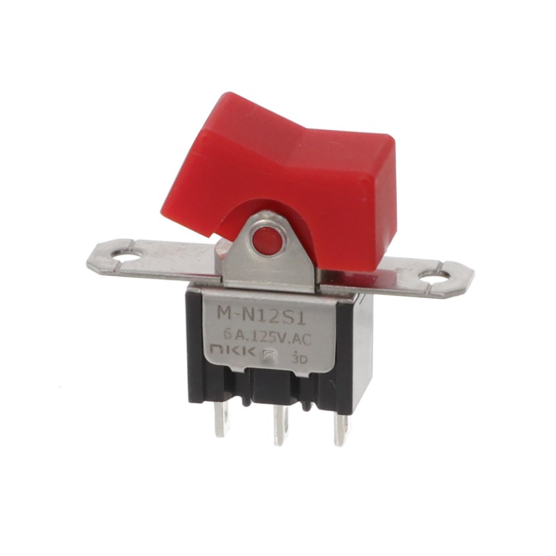 1 pcs : MN12TNW01-DC - SWITCH ROCKER MINI FLAT FRAME