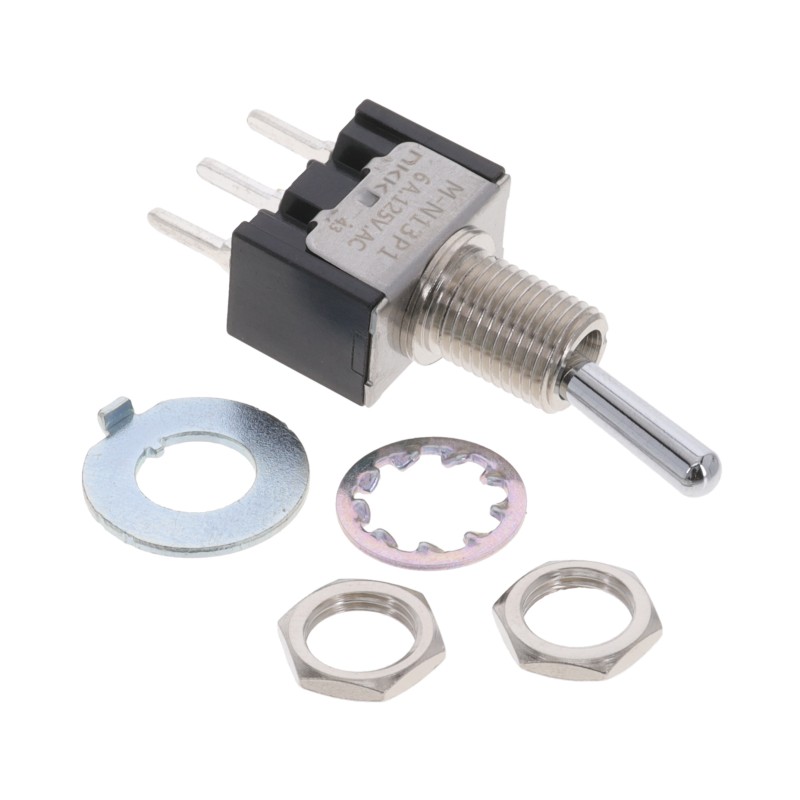 1 pcs : MN13SS1W03 - SWITCH TOGGLE SPDT 6A 125V