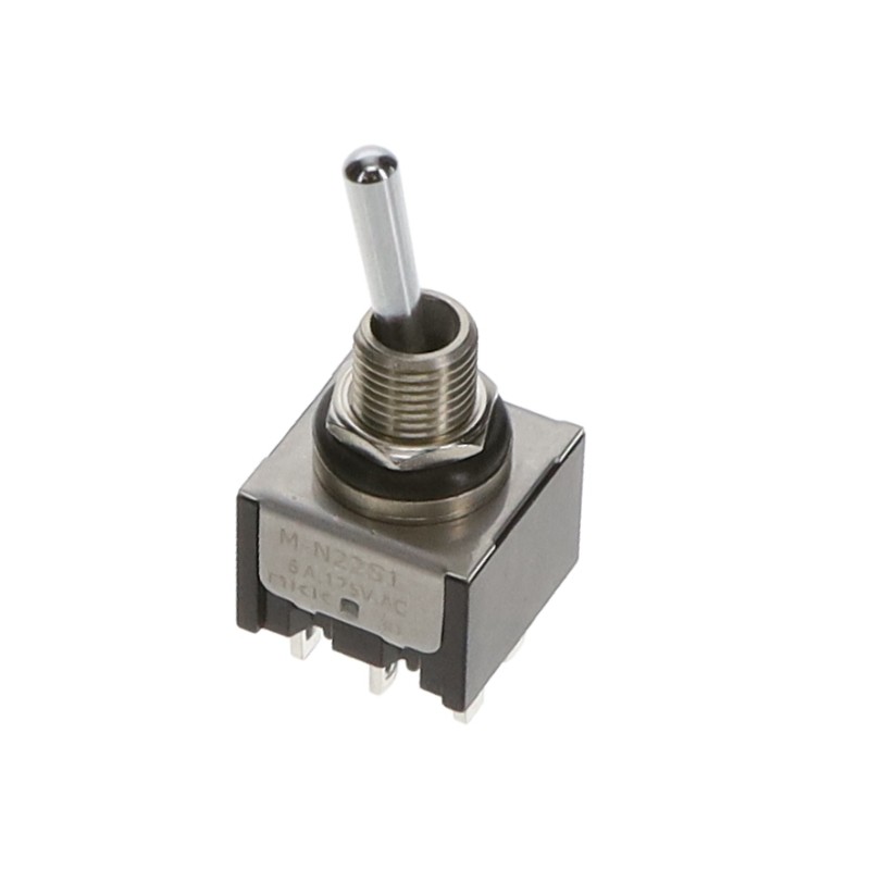 1 pcs : MN22SD3W01 - SWITCH TOGGLE DPDT 6A 125V