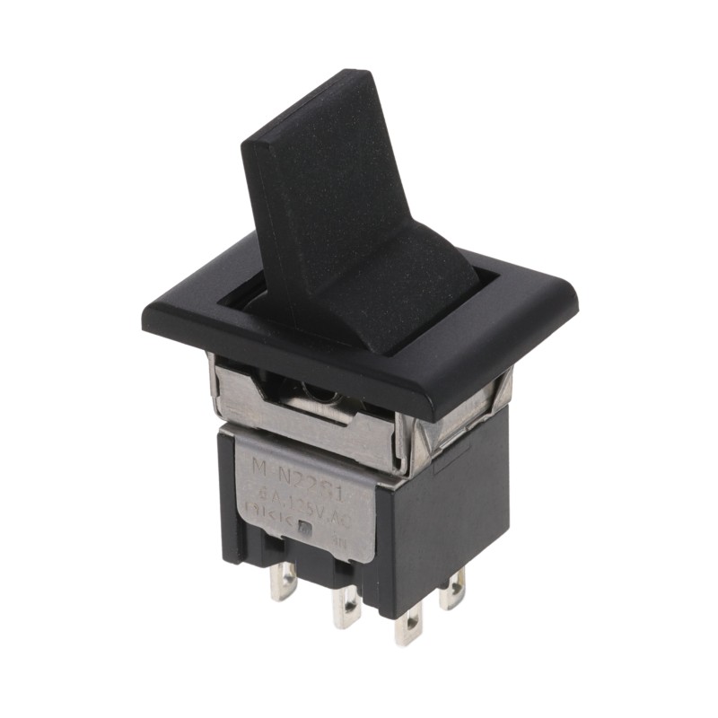 1 pcs : MN22TJW01-GA-1A - SWITCH ROCKER MINIATURE SNAP