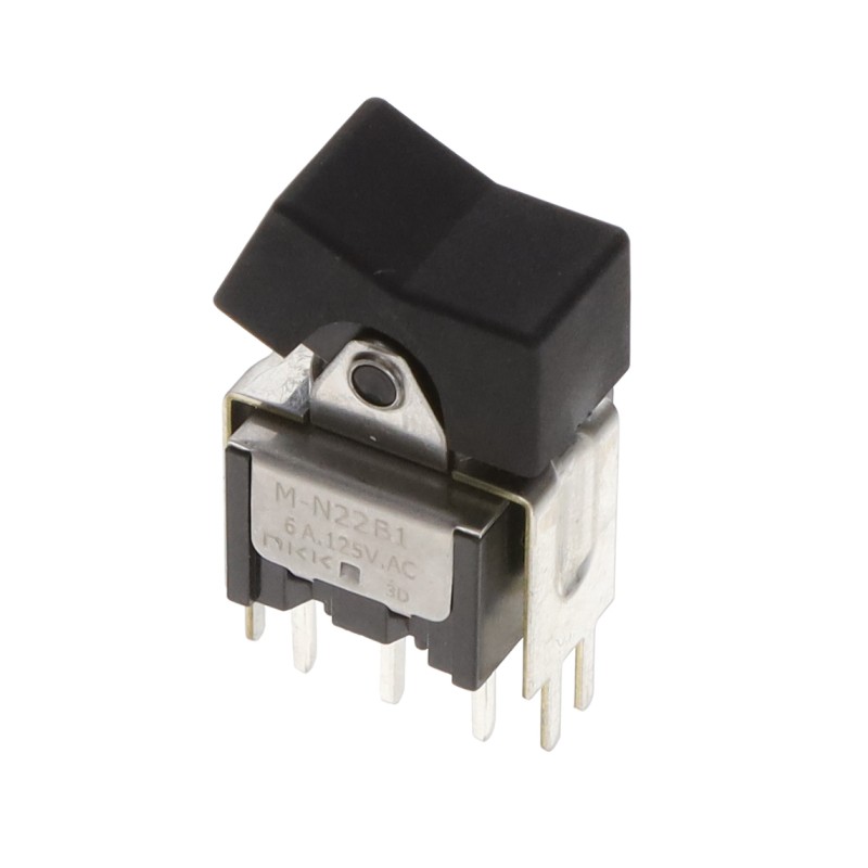1 pcs : MN22TXW13-DA - SWITCH ROCKER MINIATURE PC MNT