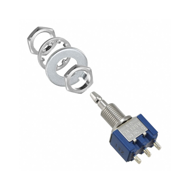 1 pcs : MPS-103F - SWITCH PUSHBUTTON SPDT 3A 125V