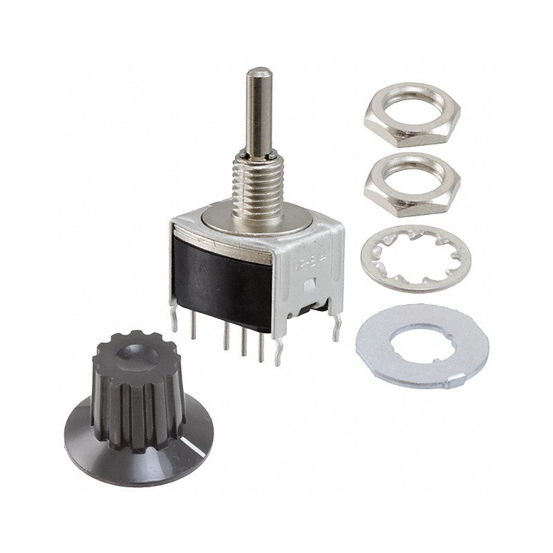 1 pcs : MRB14B-A - SWITCH ROTARY 3POS 0.4VA 28V