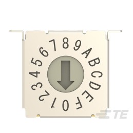 1 pcs : MRSSH4DC16SMGWT - SW ROTARY DIP HEX COMP 0.4VA 20V