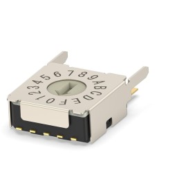 1 pcs : MRSSH4DC16THT - SW ROTARY DIP HEX COMP 0.4VA 20V