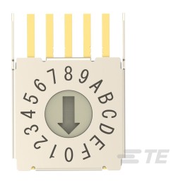 1 pcs : MRSSH4DC16THT - SW ROTARY DIP HEX COMP 0.4VA 20V